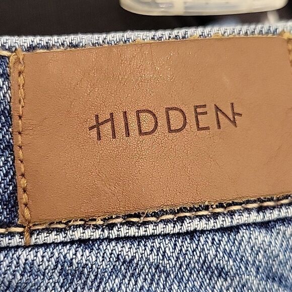 HIDDEN Distressed High Waisted Boyfriend Jeans Size 26 - Picture 6 of 8